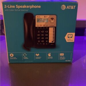 AT&T Black 2-Line Speakerphone